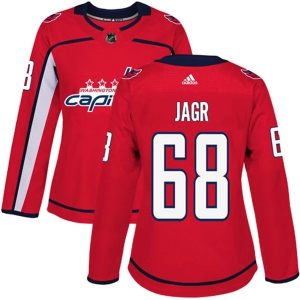 Damen Washington Capitals Trikot Jaromir Jagr 68 Rot Authentic